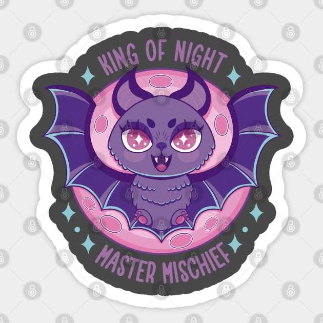 King of Night, Master Mischief - Gift Sticker by thaisliborio